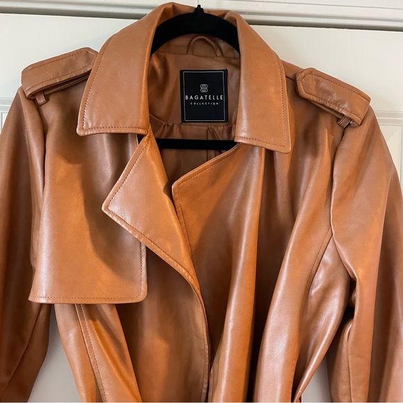 Bagatelle Collection Began Leather Coat (Size M) - Picture 2 of 4